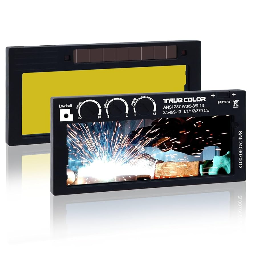 Auto Darkening Welding Lens 2x4 1/4, Variable Shade 5-13 Auto Darkening Welding Lens 2x4 1/4, Variable Shade 5-13